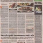 25-09-2013 Diario Tiempo argentino- Pág 3- Sección Tiempo de cocina- FERIA DE CAFE EXIGIBUENCAFE