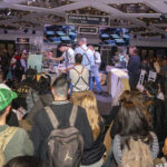 Los fanáticos del café viviendo el Concurso de Baristas