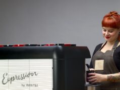 La máquina que usan los baristas